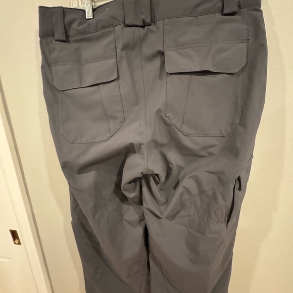 Spyder Ski Snow Pants Waterproof Insulated Gray Loose Fit Size Large - Picture 9 of 15